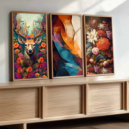 Floral Wall Art Home Decor Living Room , Decorative Wall Prints