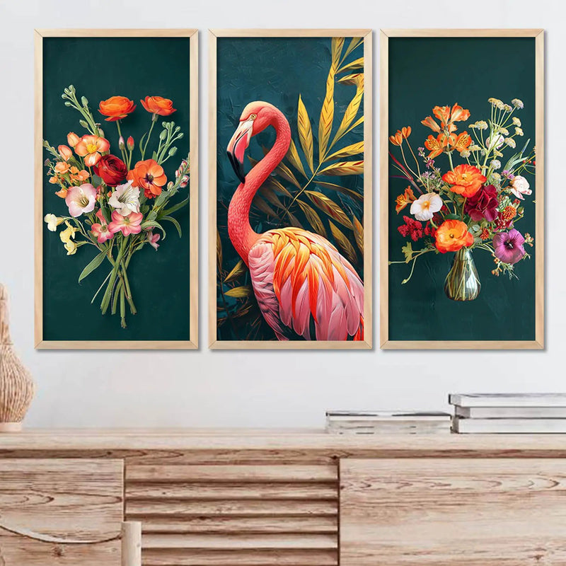 Floral Wall Art Home Decor Living Room , Decorative Wall Prints