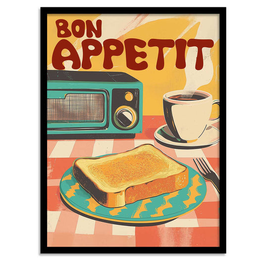 Restaurant  Theme Wall Posters with Frame