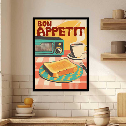 Restaurant  Theme Wall Posters with Frame