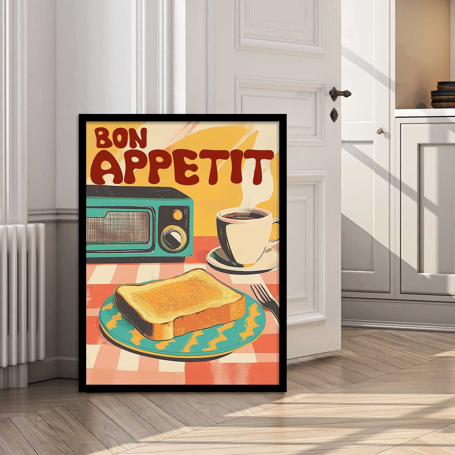Restaurant  Theme Wall Posters with Frame