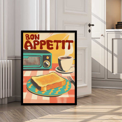 Restaurant  Theme Wall Posters with Frame