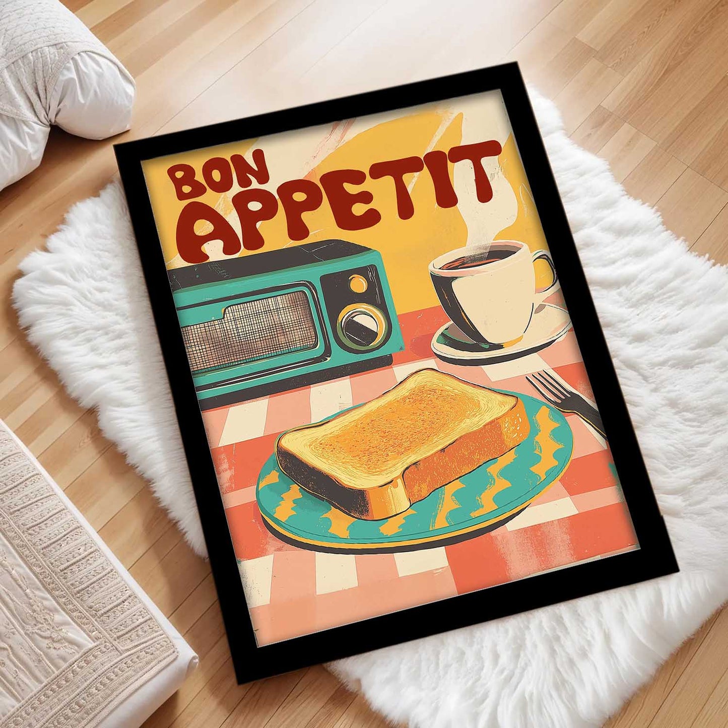 Restaurant  Theme Wall Posters with Frame