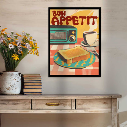Restaurant  Theme Wall Posters with Frame