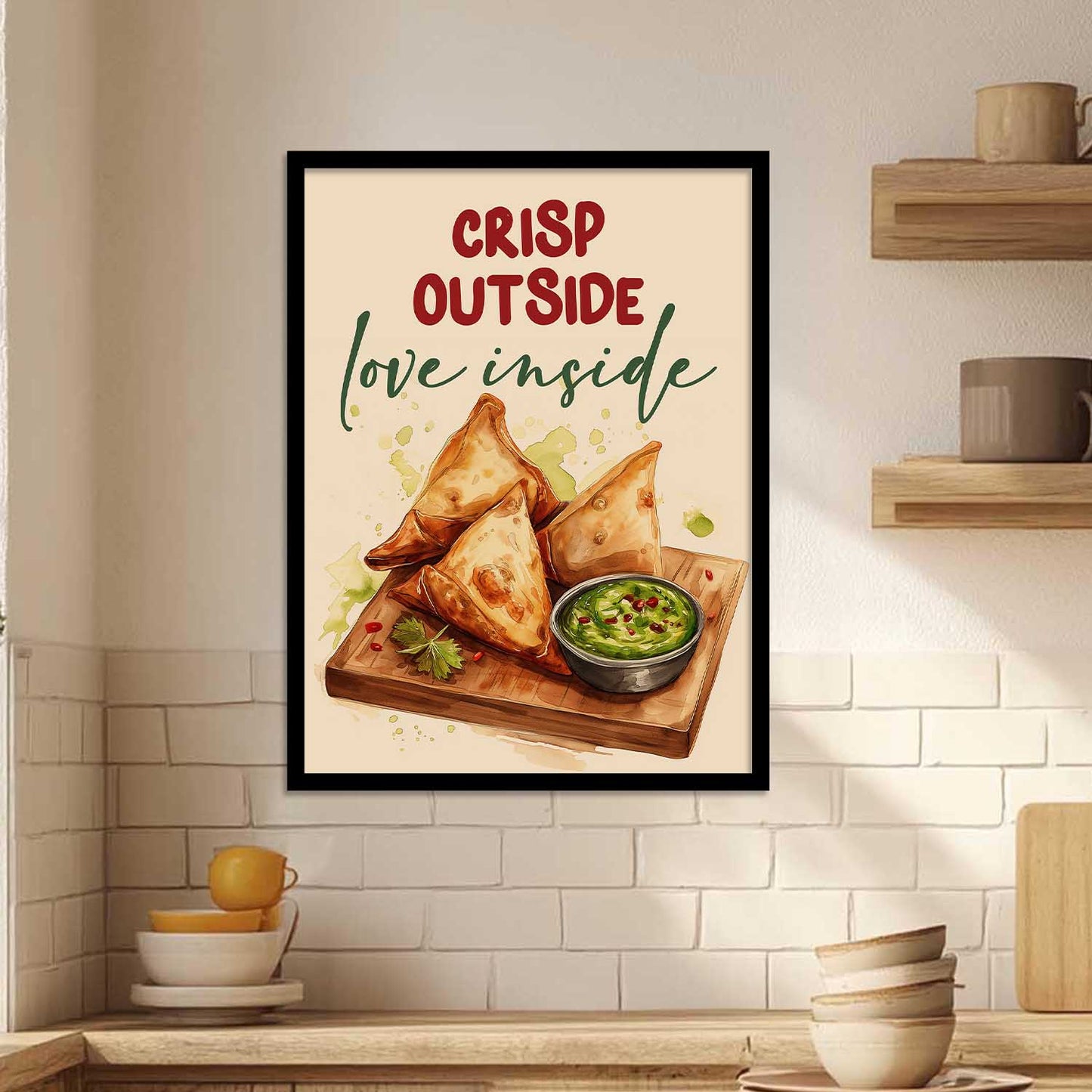 Restaurant   Theme   Wall Posters with Frame