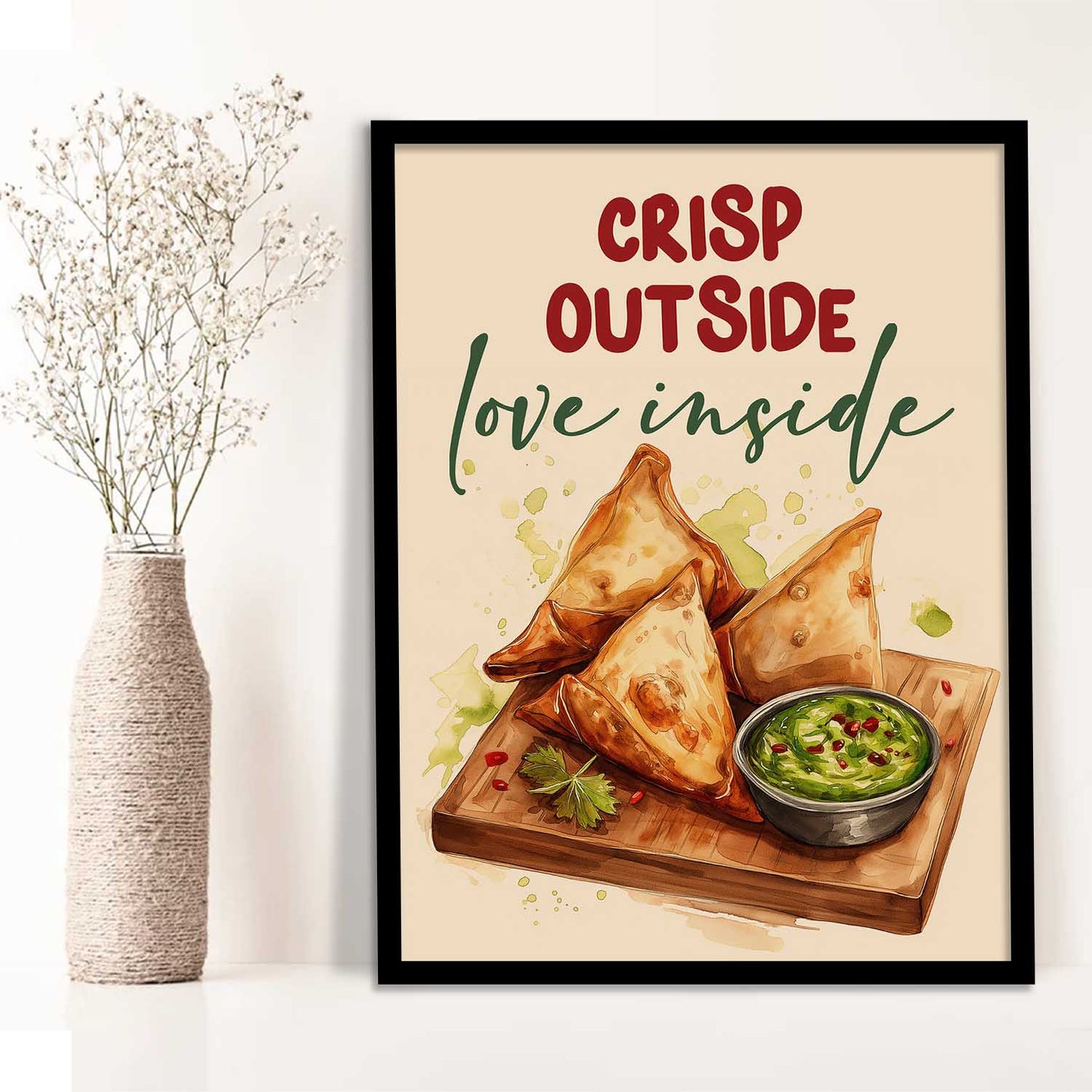 Restaurant   Theme   Wall Posters with Frame