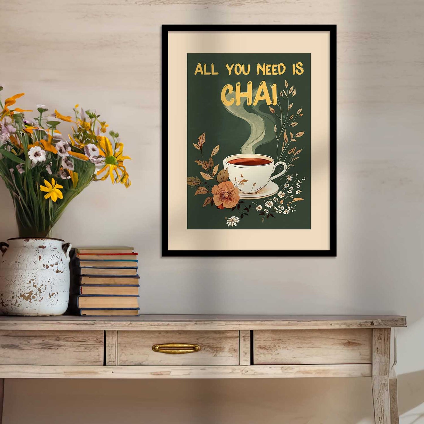 Restaurant  Theme   Wall Posters with Frame