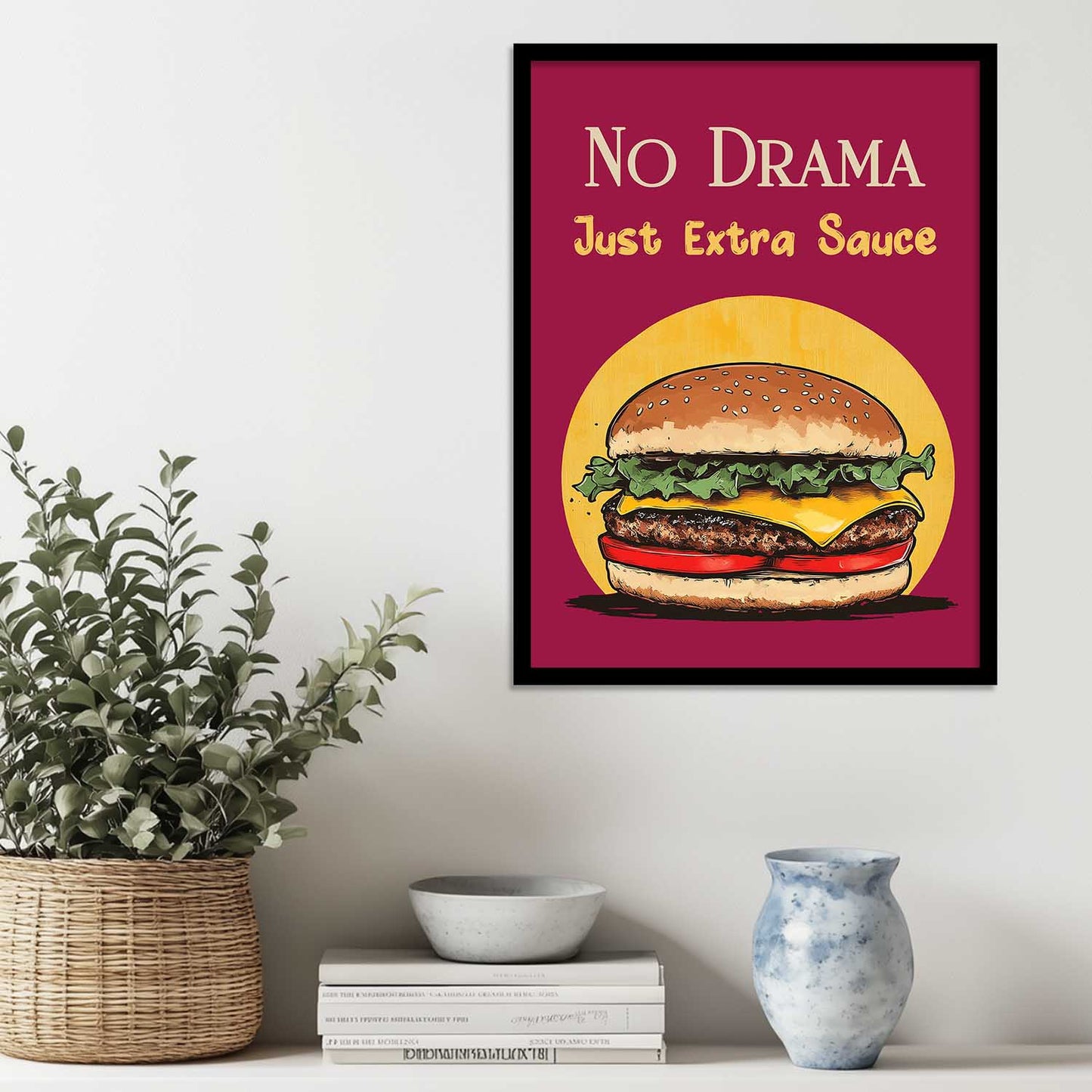Restaurant   Theme  Wall Posters with Frame