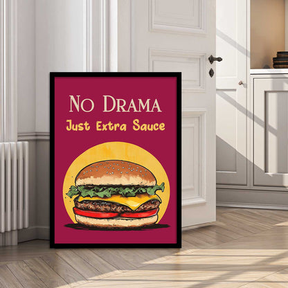 Restaurant   Theme  Wall Posters with Frame