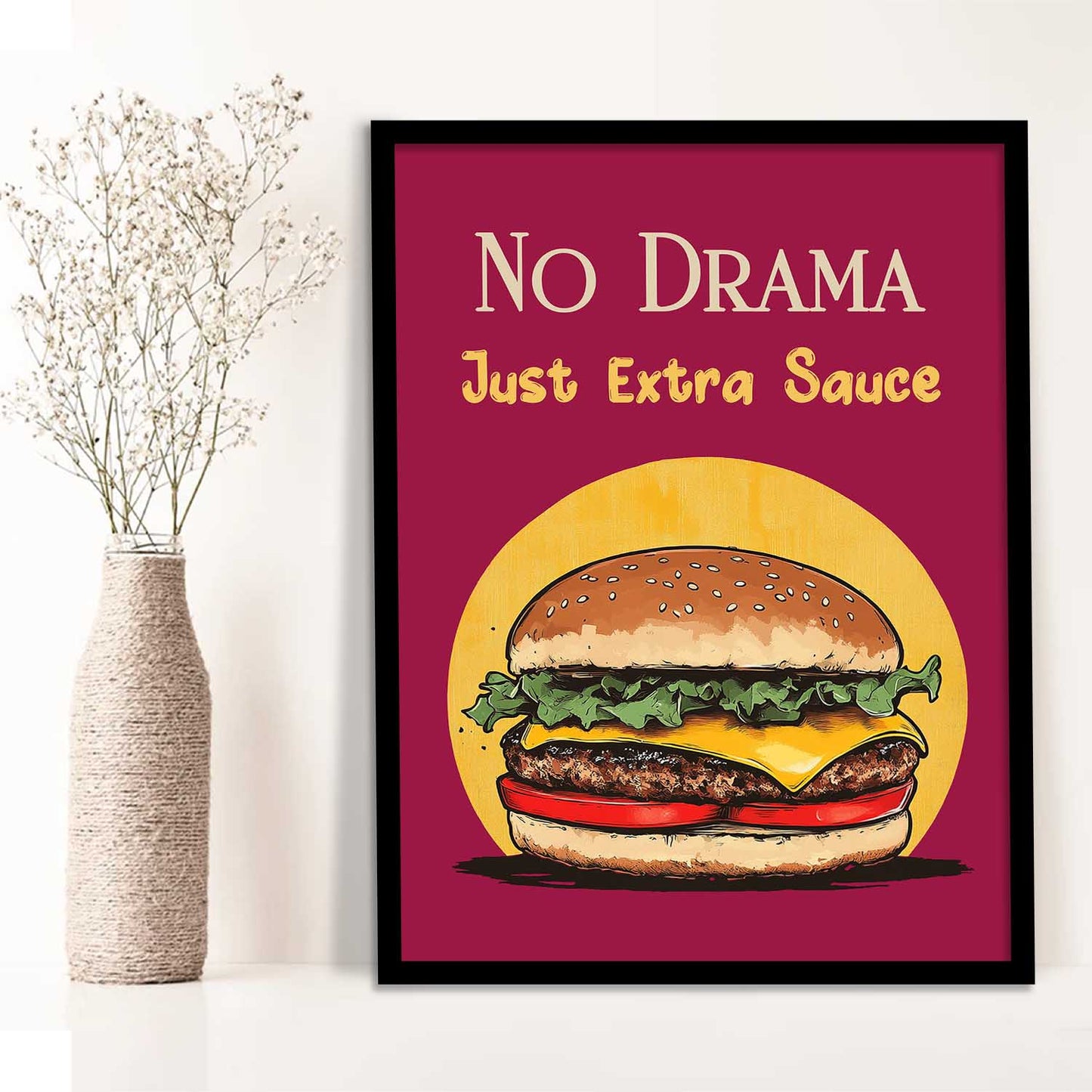 Restaurant   Theme  Wall Posters with Frame