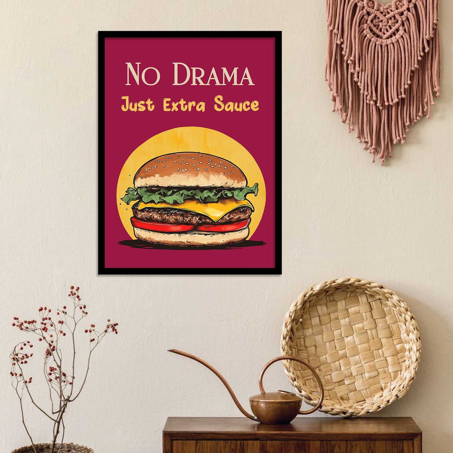 Restaurant   Theme  Wall Posters with Frame