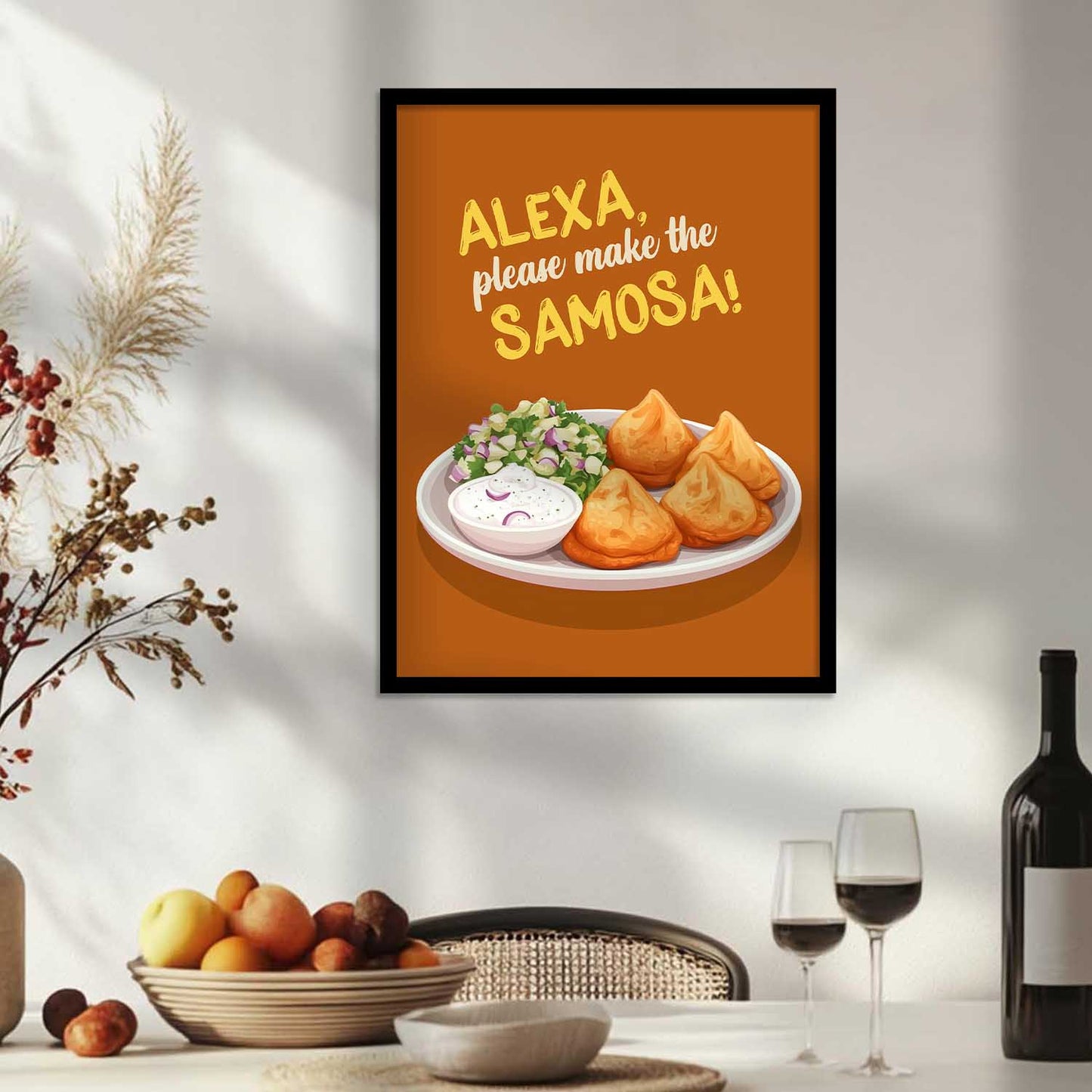 Restaurant   Theme  Wall Posters with Frame