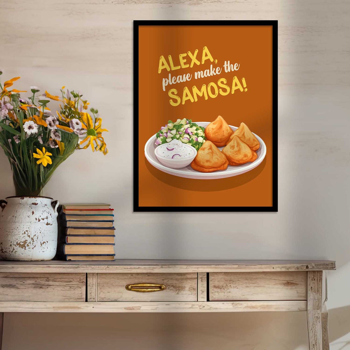 Restaurant   Theme  Wall Posters with Frame