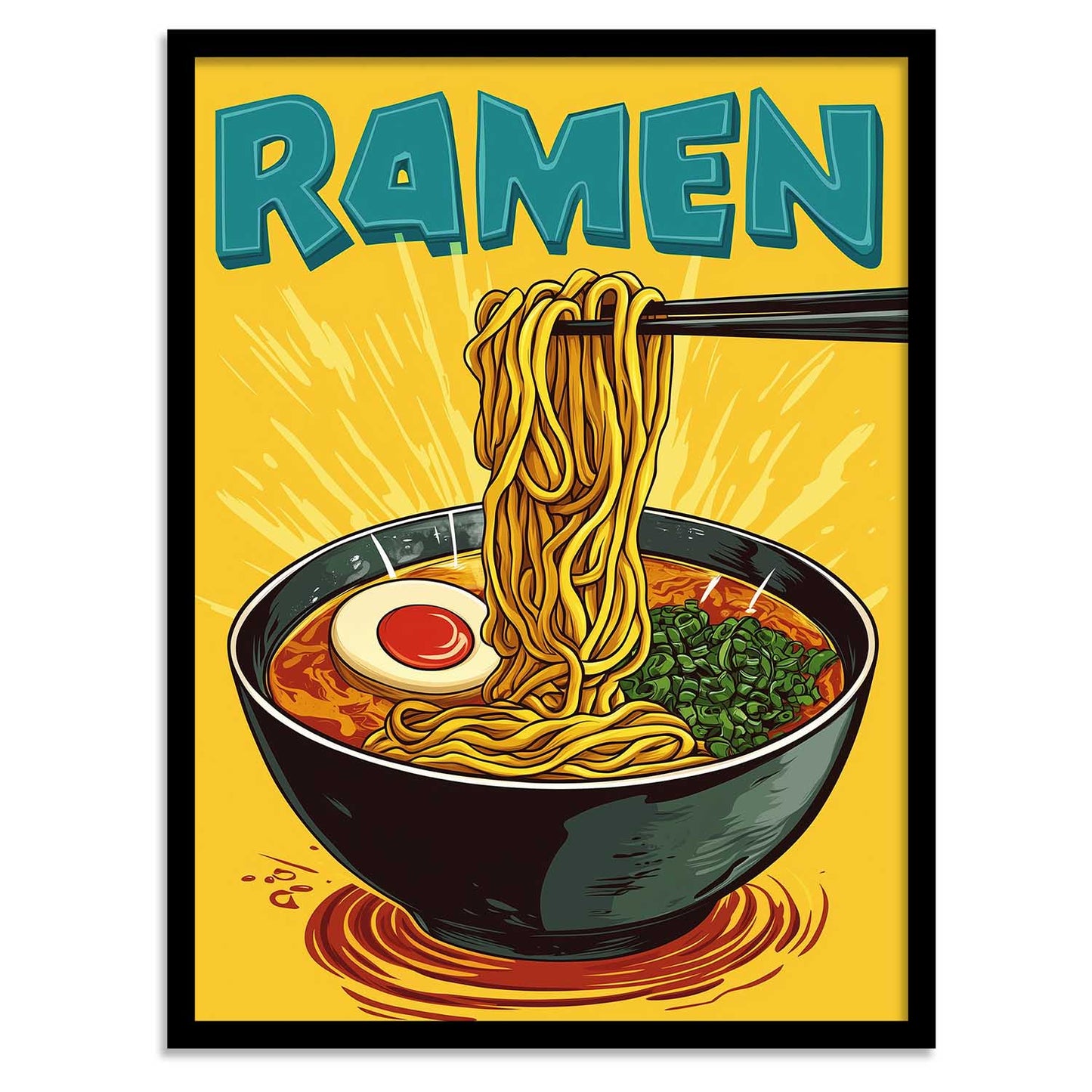 Restaurant  Theme  Wall Posters with Frame