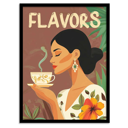 Restaurant   Theme  Wall Posters with Frame