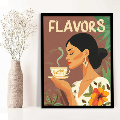 Restaurant   Theme  Wall Posters with Frame