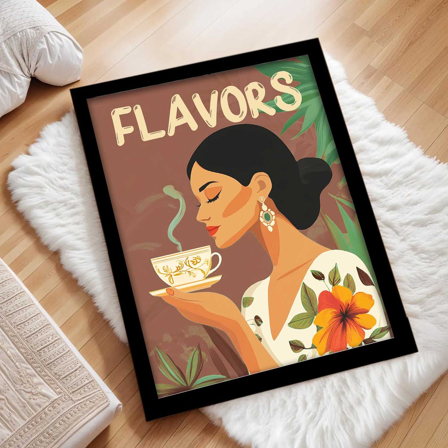 Restaurant   Theme  Wall Posters with Frame