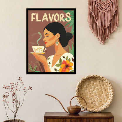 Restaurant   Theme  Wall Posters with Frame