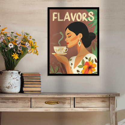 Restaurant   Theme  Wall Posters with Frame
