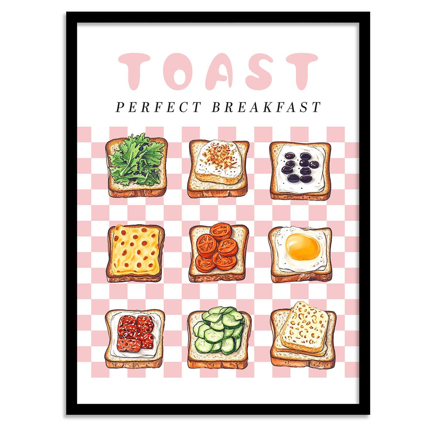 Restaurant   Theme  Wall Posters with Frame