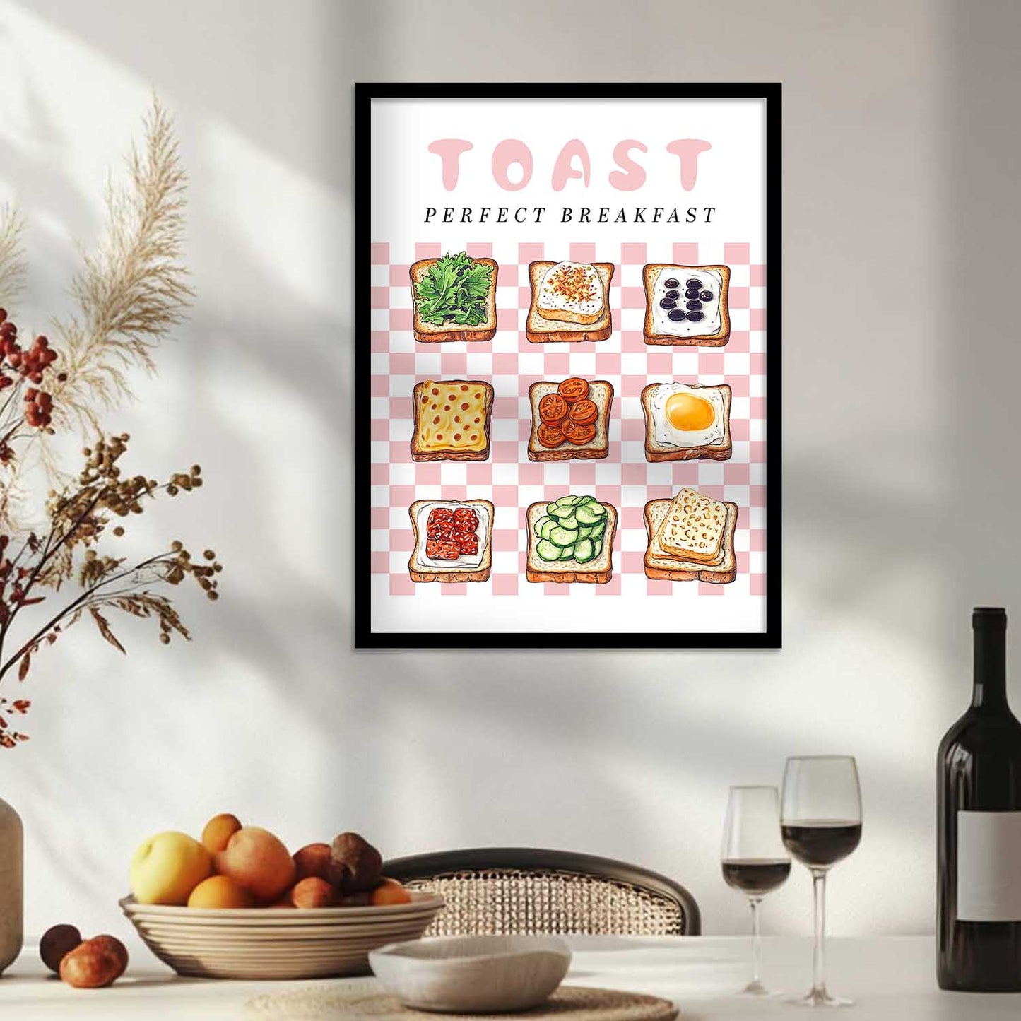 Restaurant   Theme  Wall Posters with Frame