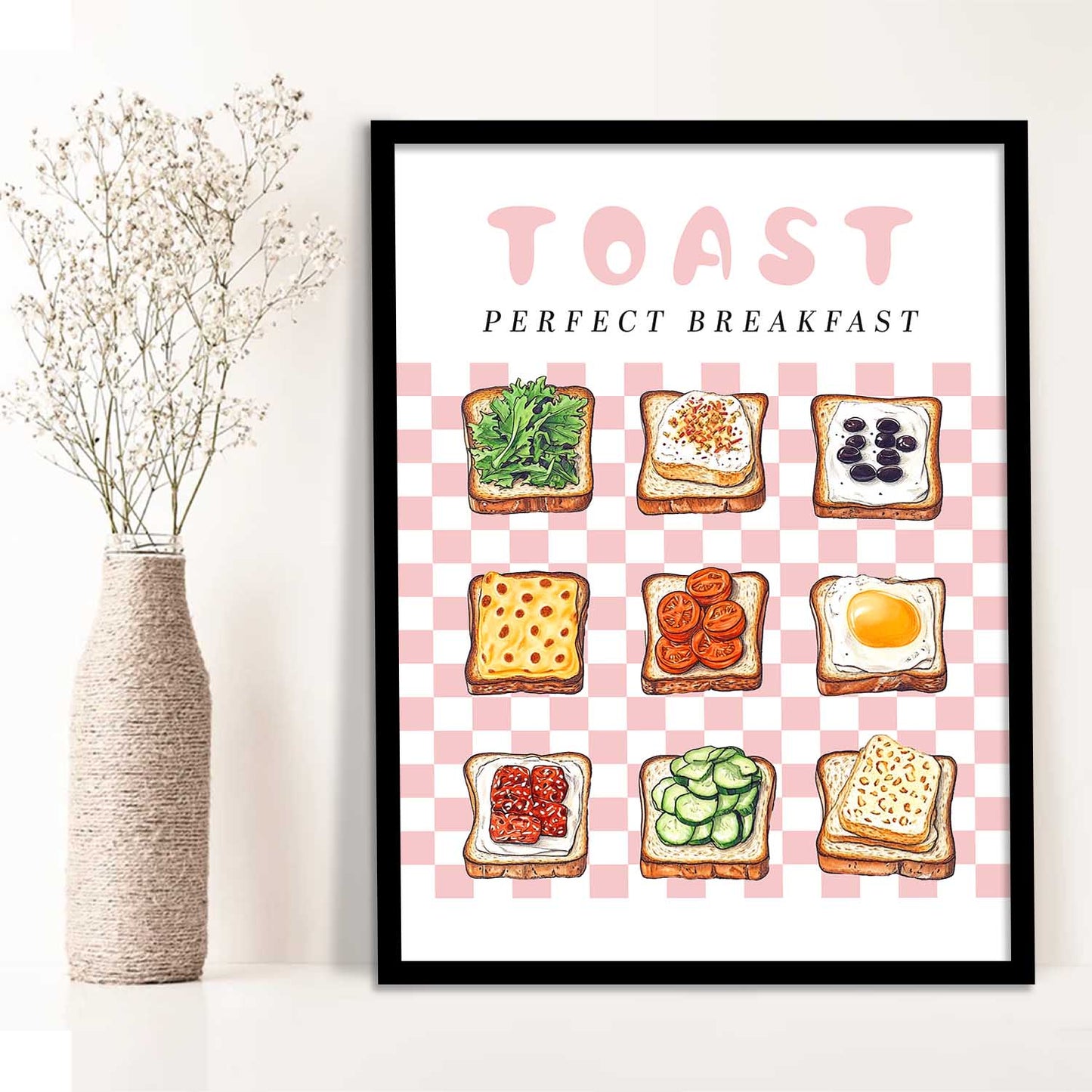 Restaurant   Theme  Wall Posters with Frame