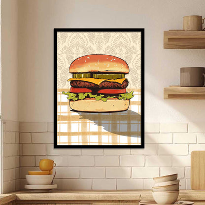 Restaurant   Theme   Wall Posters with Frame