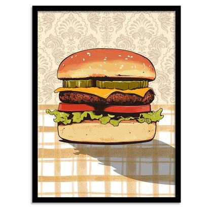 Restaurant   Theme   Wall Posters with Frame