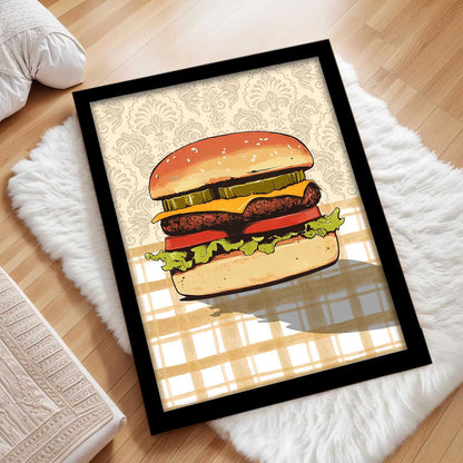 Restaurant   Theme   Wall Posters with Frame