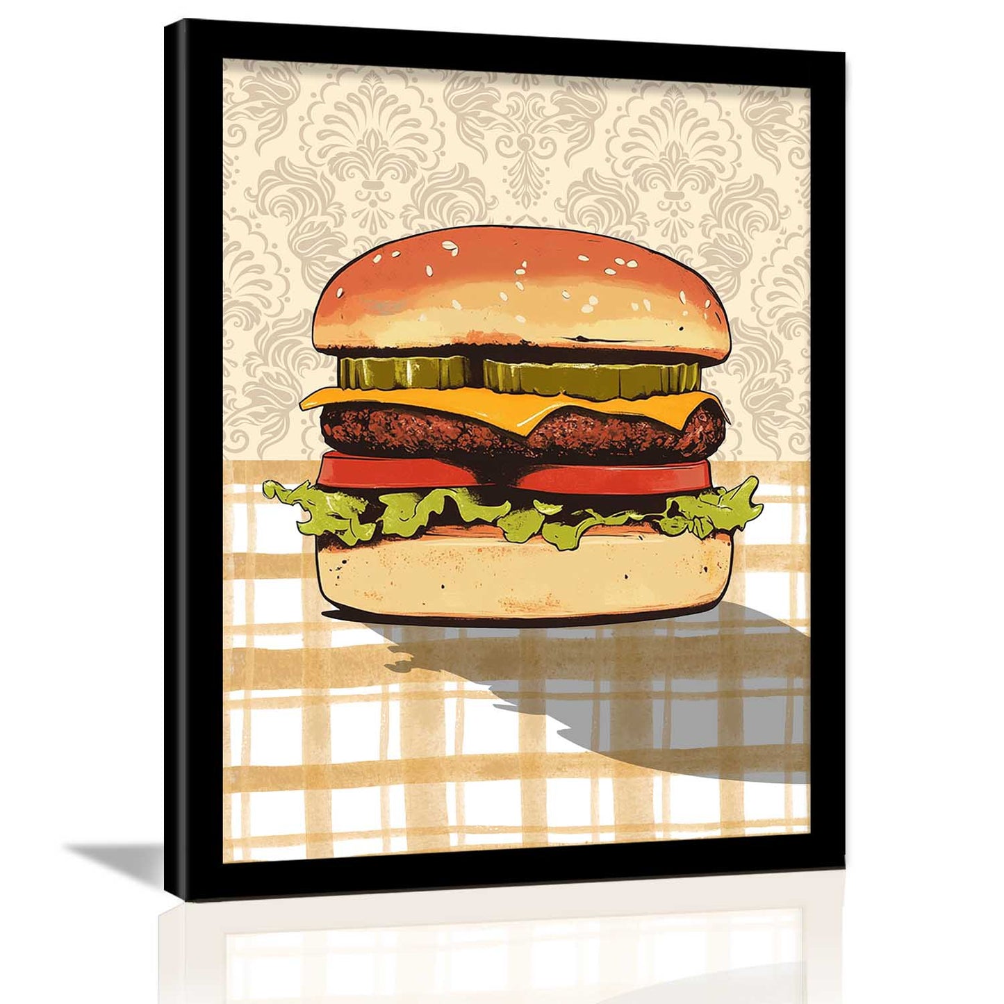 Restaurant   Theme   Wall Posters with Frame