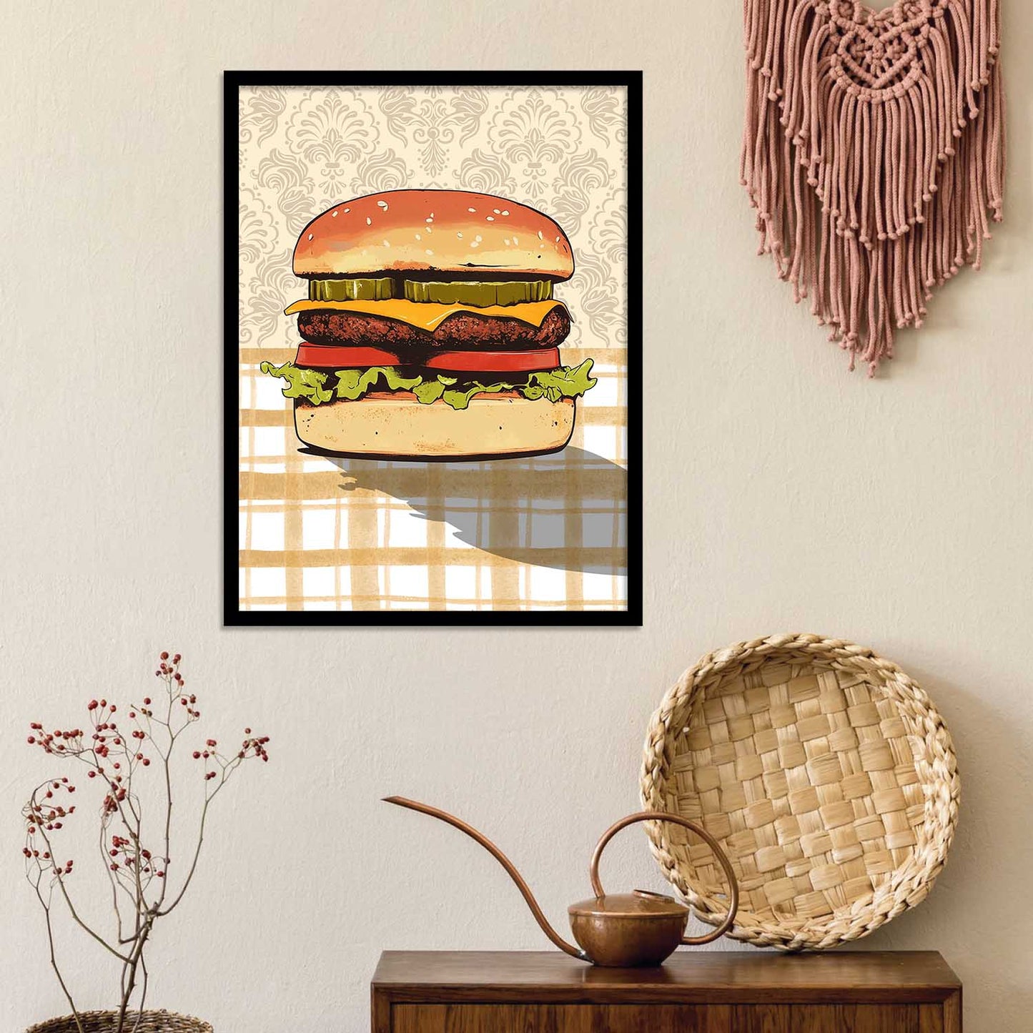 Restaurant   Theme   Wall Posters with Frame