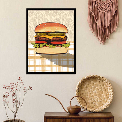 Restaurant   Theme   Wall Posters with Frame