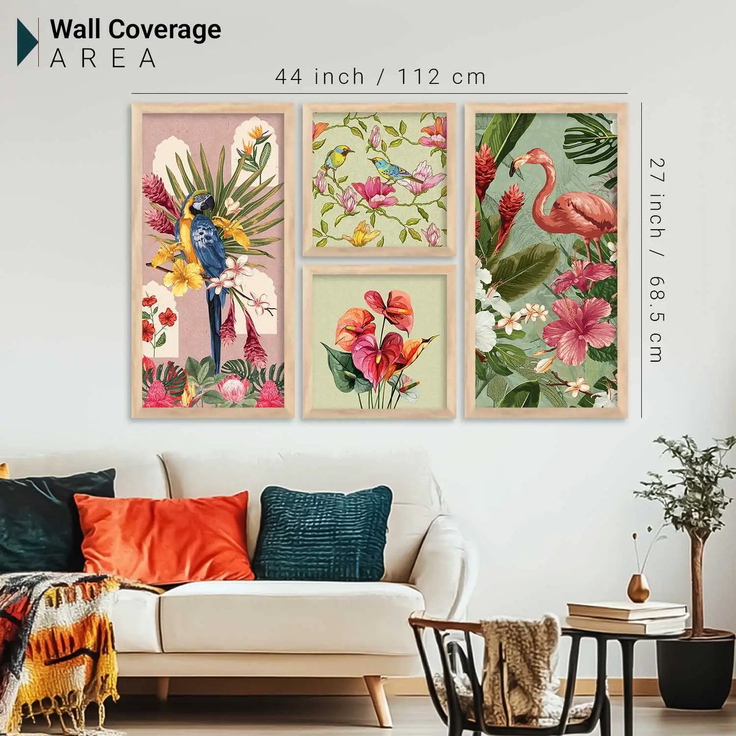 kotart Decorative Modern Wall Art Home Dacor  Modern Art With Frame For Living Room Bed Room Hotel Wall Decor