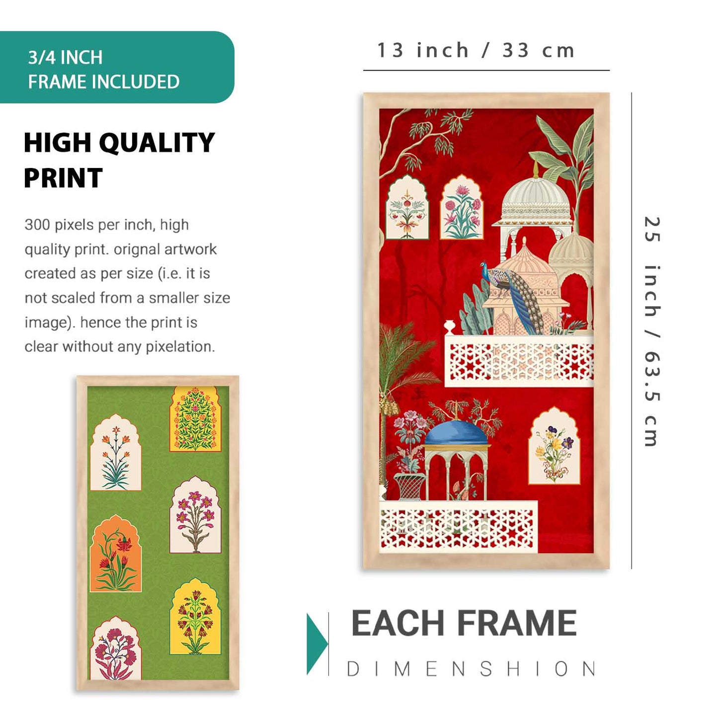 kotart Decorative traditional Wall Art Home Dacor Traditional Art With Frame For Living Room Bed Room Hotel Wall Decor