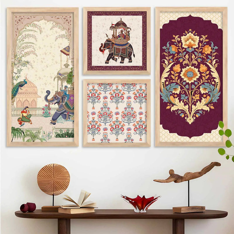 kotart Traditional Big Size Art Wall Painting Home Decoration With Frame For Living Room Bed Room Hotel Wall Decor