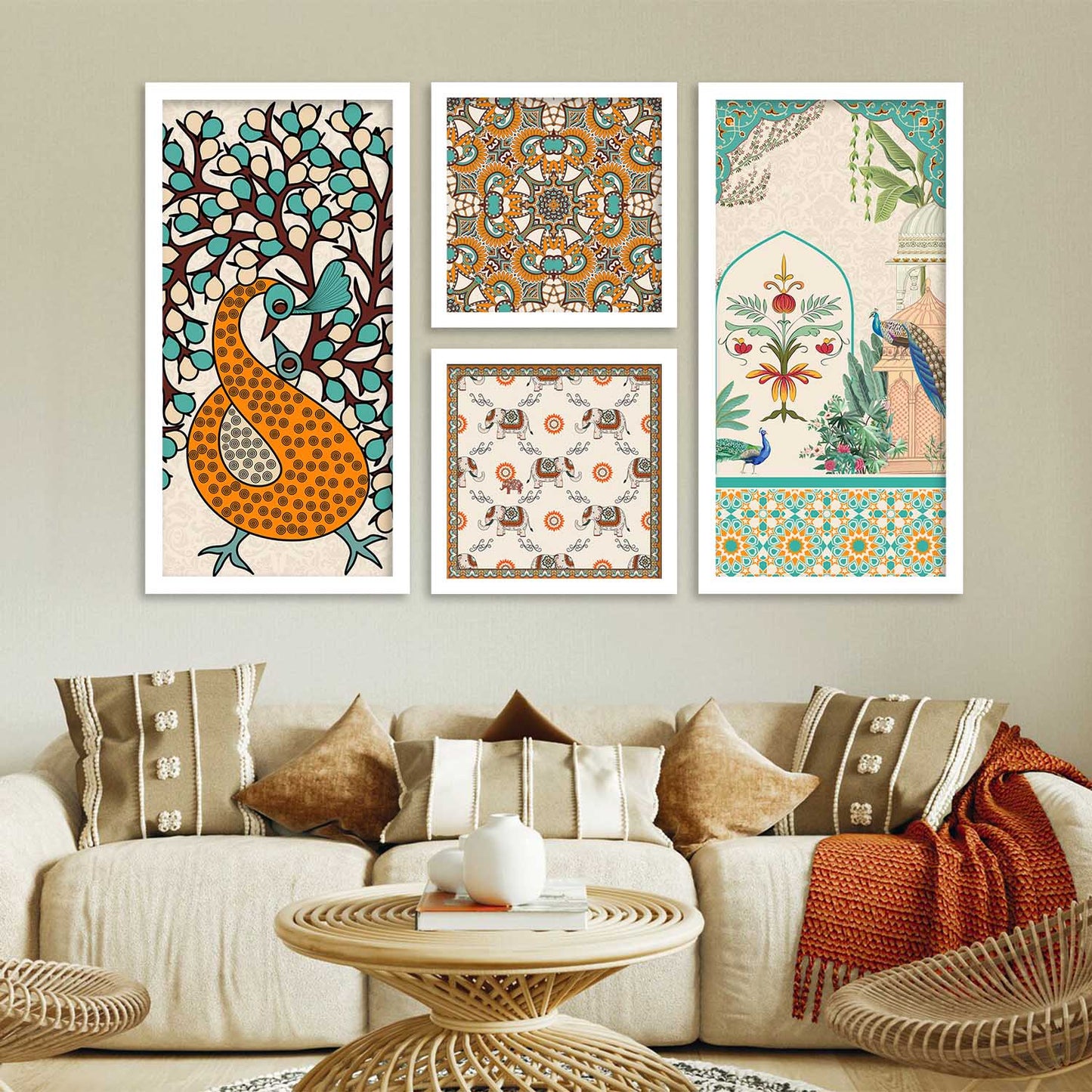 kotart Decorative Modern Big Size Wall Art Home Decor Abstract Painting poster With Frame For Living Room Bed Room Hotel Wall Decor