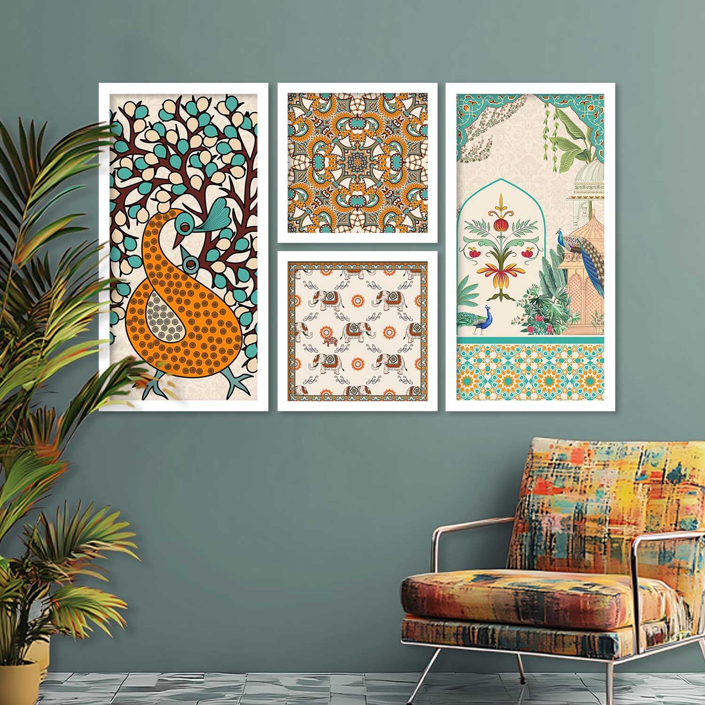 kotart Decorative Modern Big Size Wall Art Home Decor Abstract Painting poster With Frame For Living Room Bed Room Hotel Wall Decor