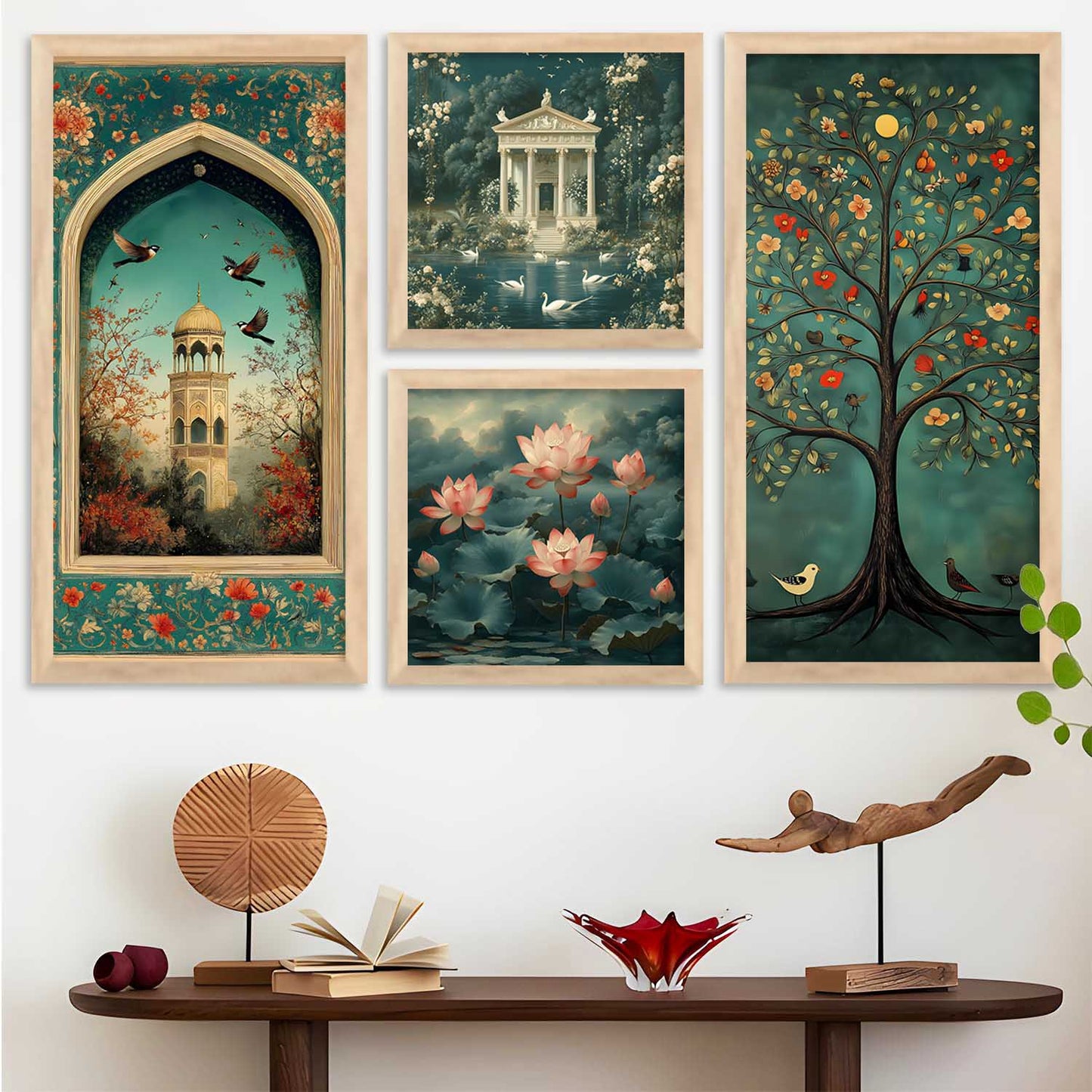 kotart Traditional Indian Art Home Decoration Wall Painting Big Size Art With Frame For Living Room  Hotel Wall Decor