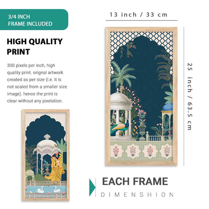 kotart Traditional Big Size Art Wall Painting Home Decoration With Frame For Living Room Bed Room Hotel Wall Painting