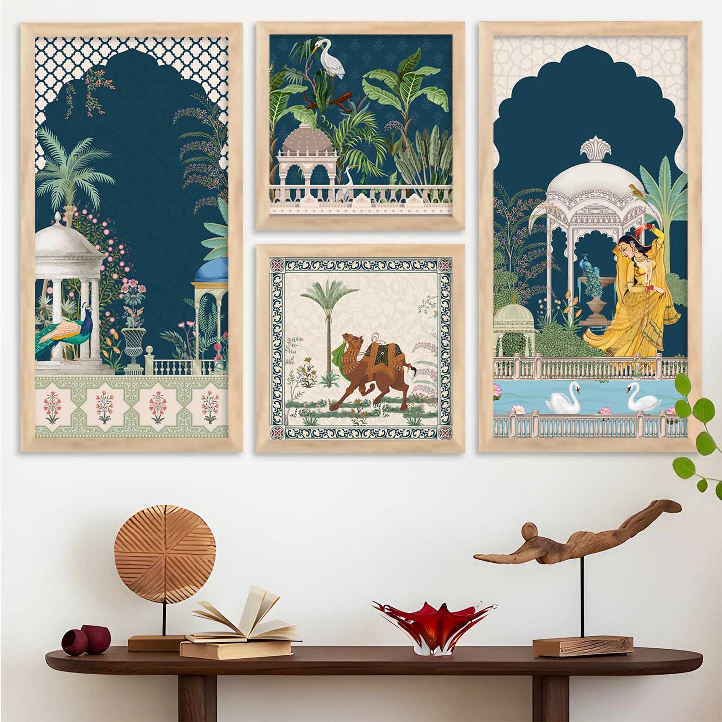 kotart Traditional Big Size Art Wall Painting Home Decoration With Frame For Living Room Bed Room Hotel Wall Painting