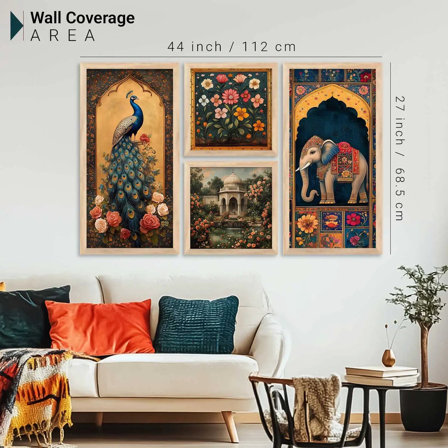 kotart Traditional Art Wall Painting Home Decoration With Frame For Living Room Bed Room Hotel Wall