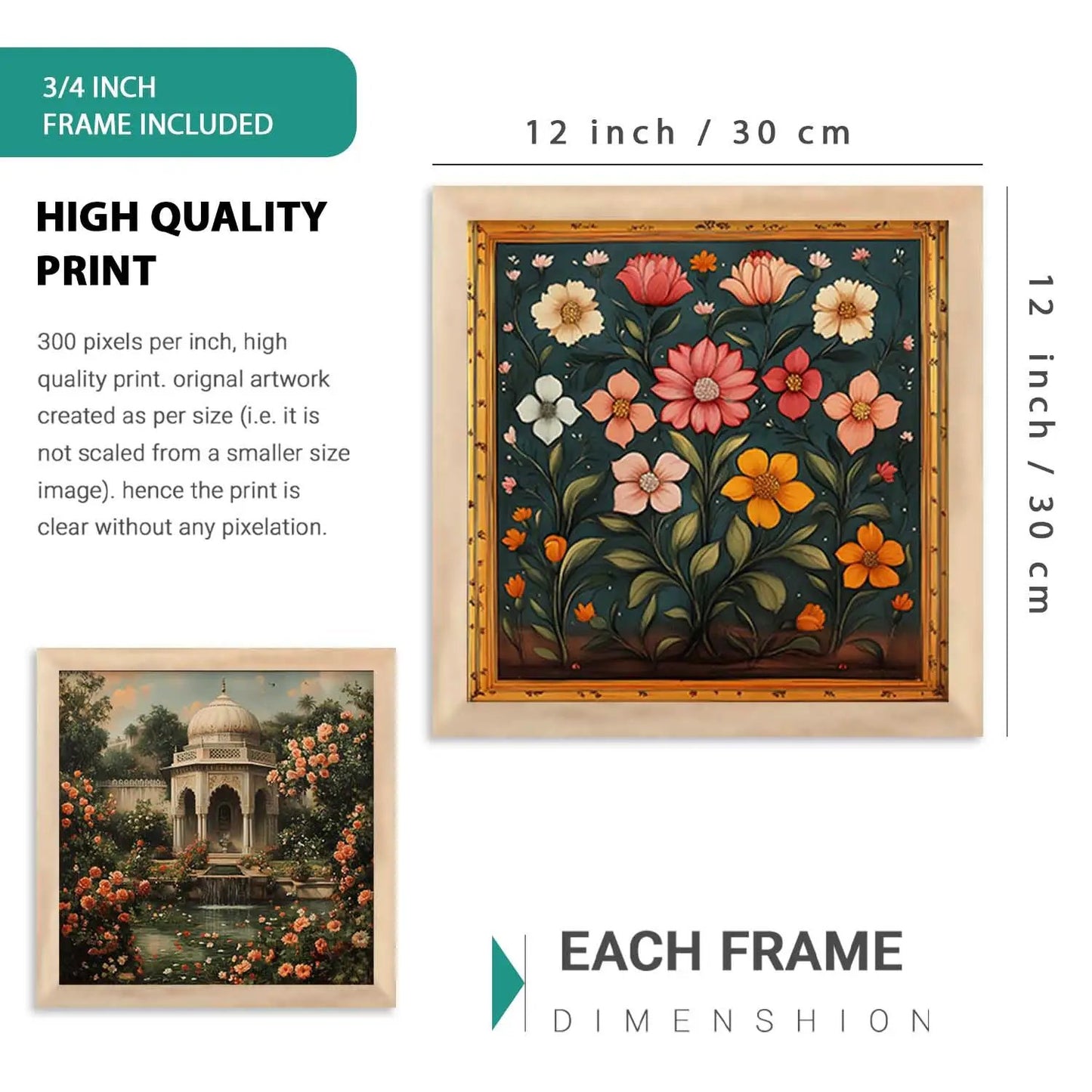 kotart Traditional Art Wall Painting Home Decoration With Frame For Living Room Bed Room Hotel Wall