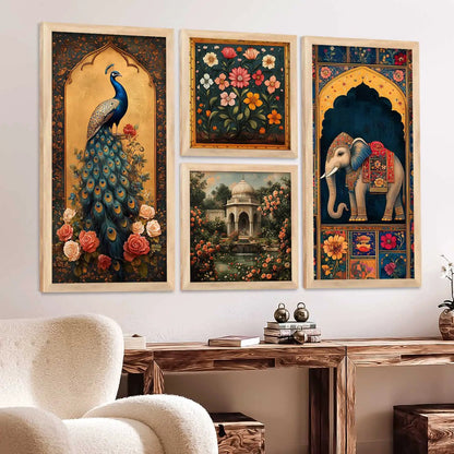kotart Traditional Art Wall Painting Home Decoration With Frame For Living Room Bed Room Hotel Wall