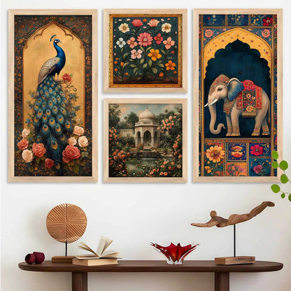kotart Traditional Art Wall Painting Home Decoration With Frame For Living Room Bed Room Hotel Wall