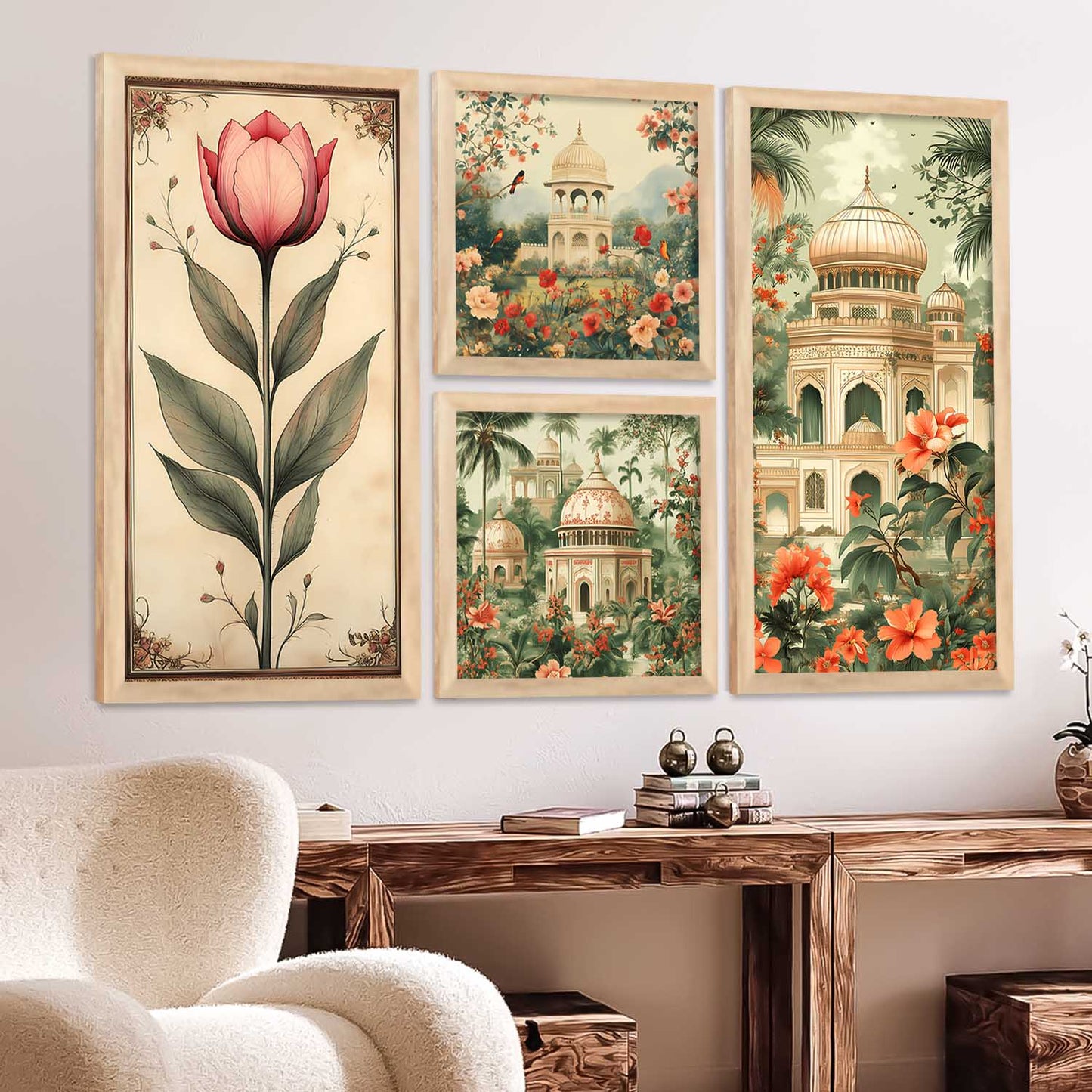 kotart Traditional Art Wall Painting Home Decoration With Frame For Living Room Bed Room Hotel Wall painting
