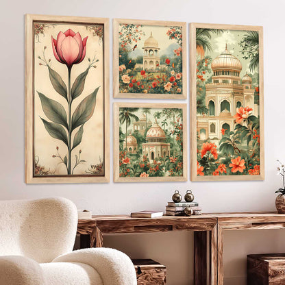 kotart Traditional Art Wall Painting Home Decoration With Frame For Living Room Bed Room Hotel Wall painting