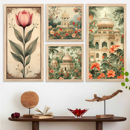 kotart Traditional Art Wall Painting Home Decoration With Frame For Living Room Bed Room Hotel Wall painting