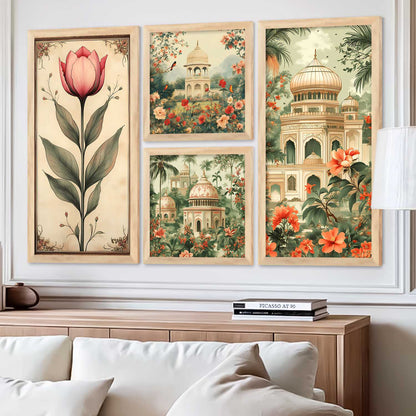 kotart Traditional Art Wall Painting Home Decoration With Frame For Living Room Bed Room Hotel Wall painting