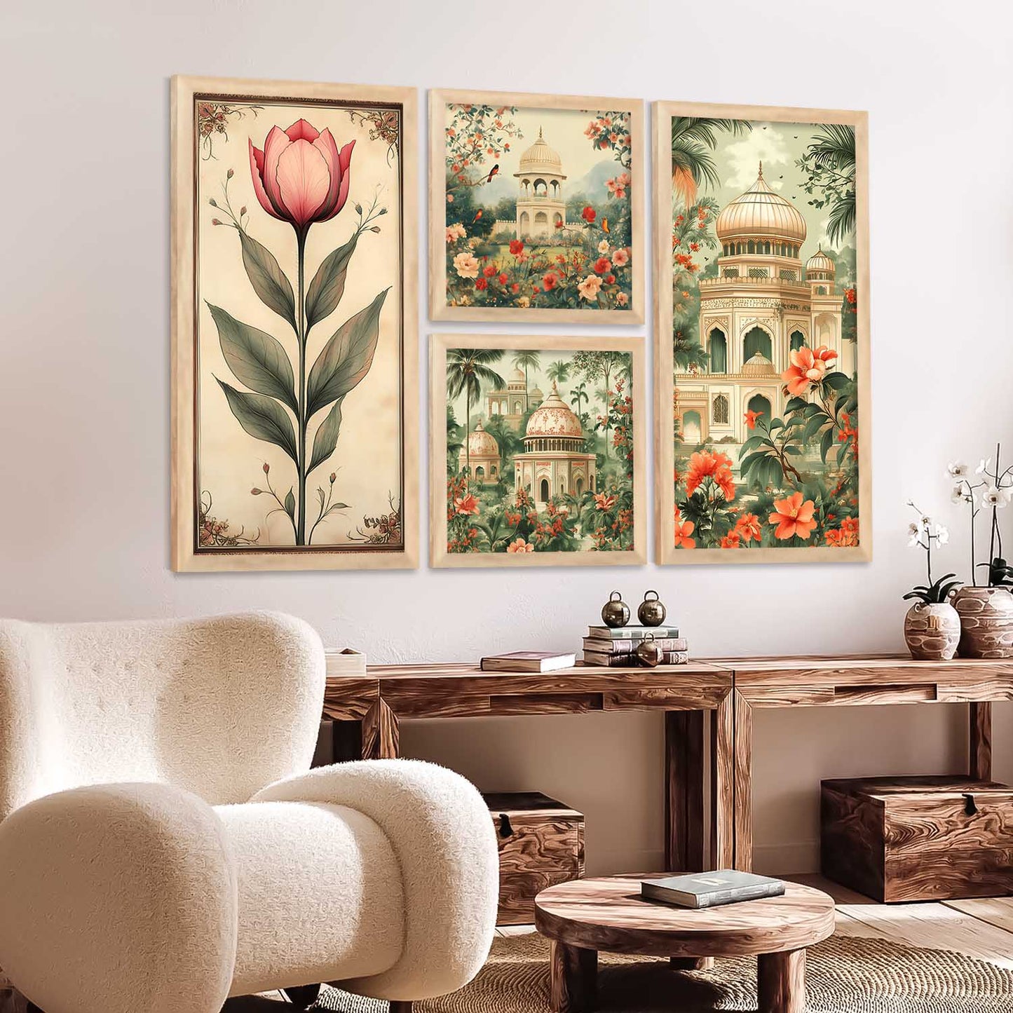 kotart Traditional Art Wall Painting Home Decoration With Frame For Living Room Bed Room Hotel Wall painting