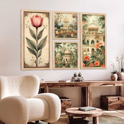 kotart Traditional Art Wall Painting Home Decoration With Frame For Living Room Bed Room Hotel Wall painting